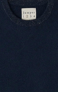Jumper1234 - Women's Contrast Lurex Rib Sweater Top