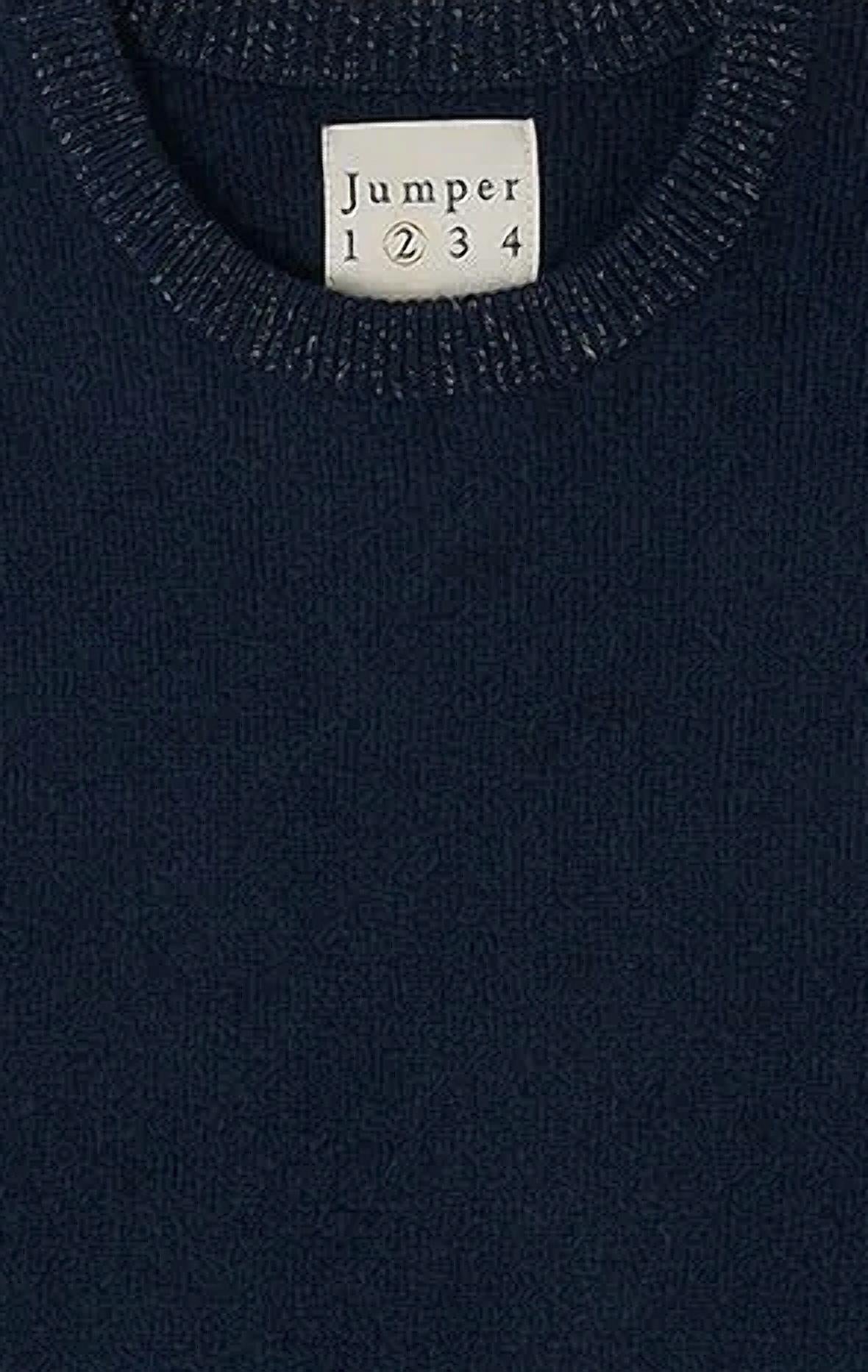 Jumper1234 - Women's Contrast Lurex Rib Sweater Top