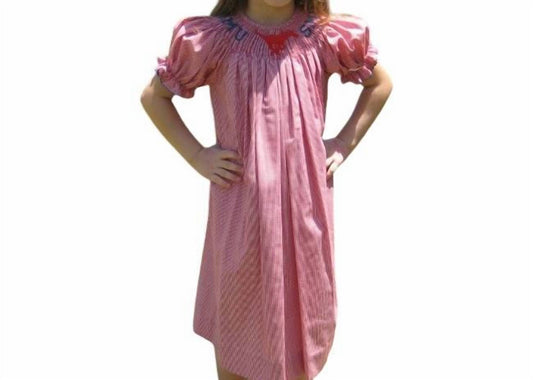 Vive La Fete - SMU Collegiate Hand Smocked Dress