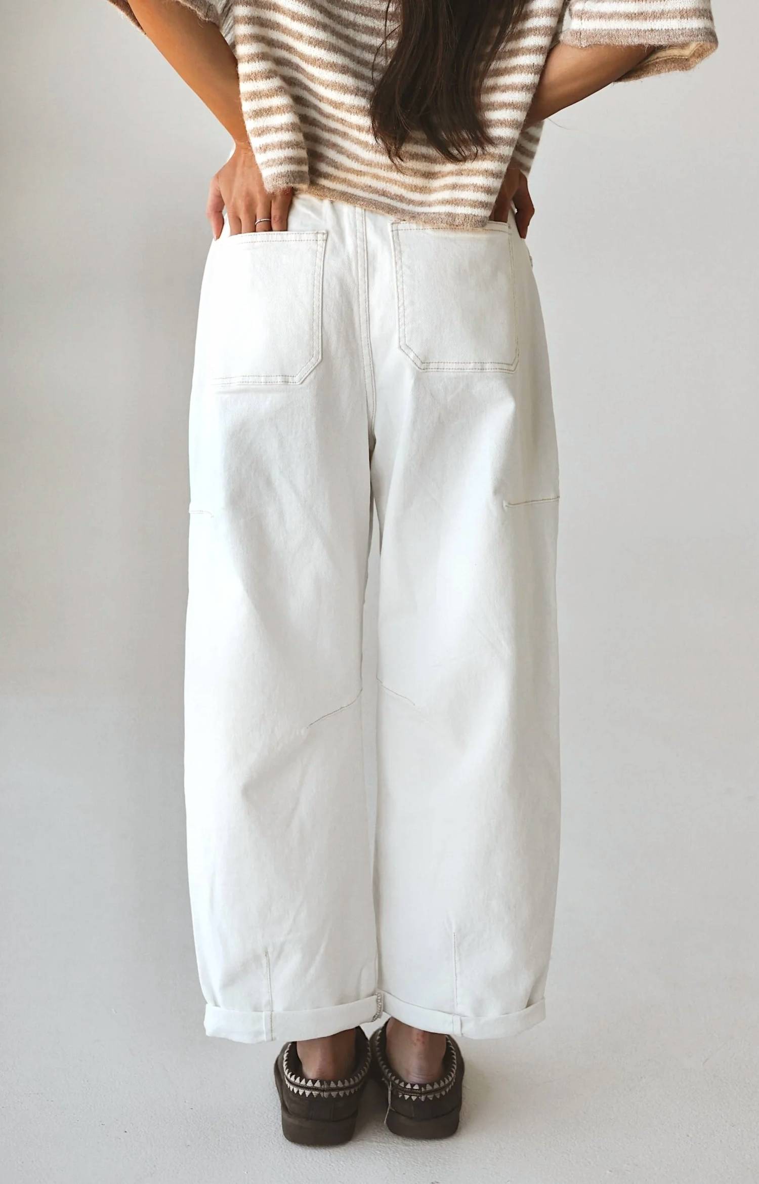 Risen - Lina High-rise Barrel Leg Cargo Pant