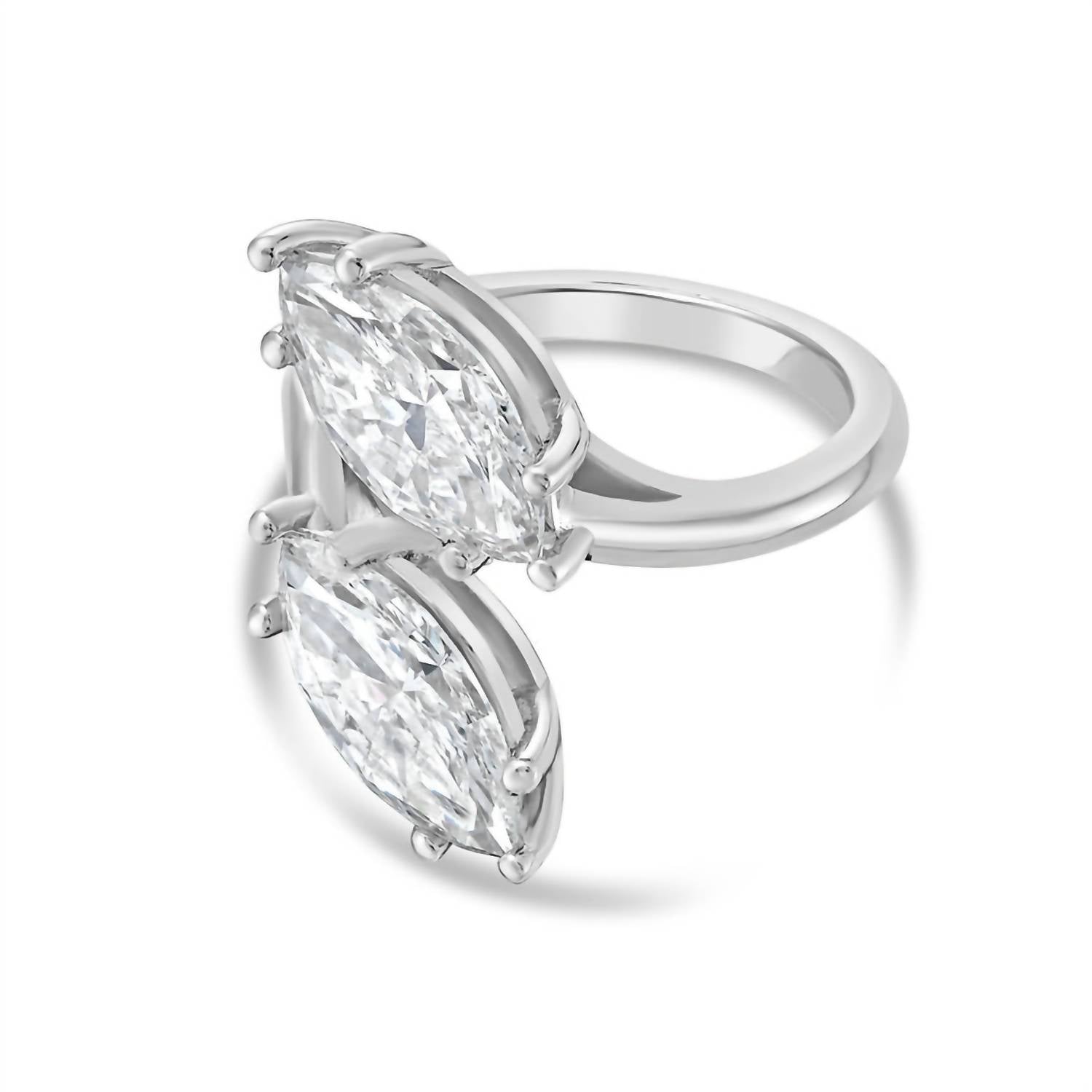 Diana M Jewels - Women's Marquise Lab-grown Diamond Fashion Ring (10.00 Ct) - Bold