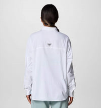 Columbia Wild Cast Long Sleeve Shirt in white - women's shirt - alternate view
