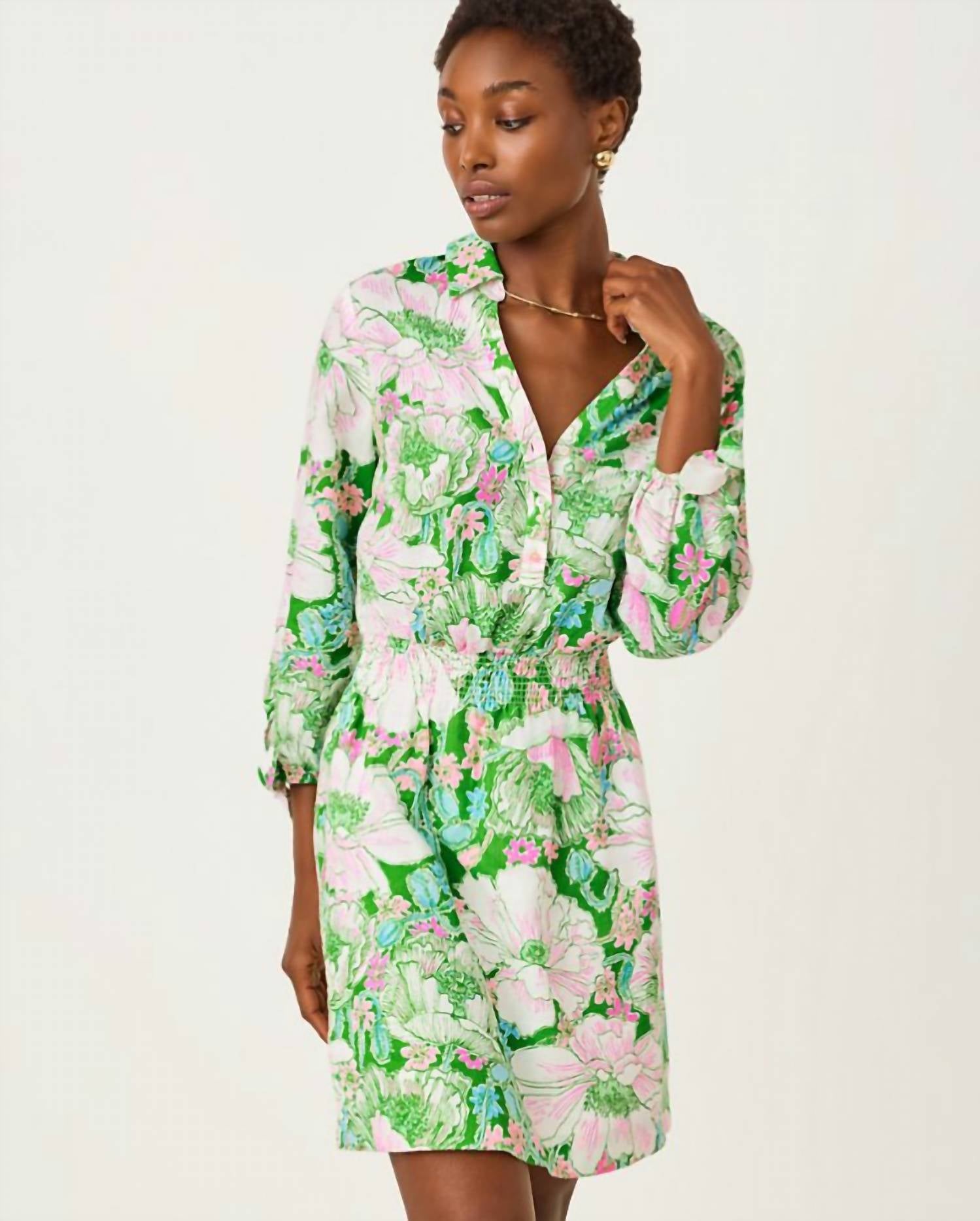 Lilly Pulitzer - ABRALYNN LINEN SHIRTDRESS