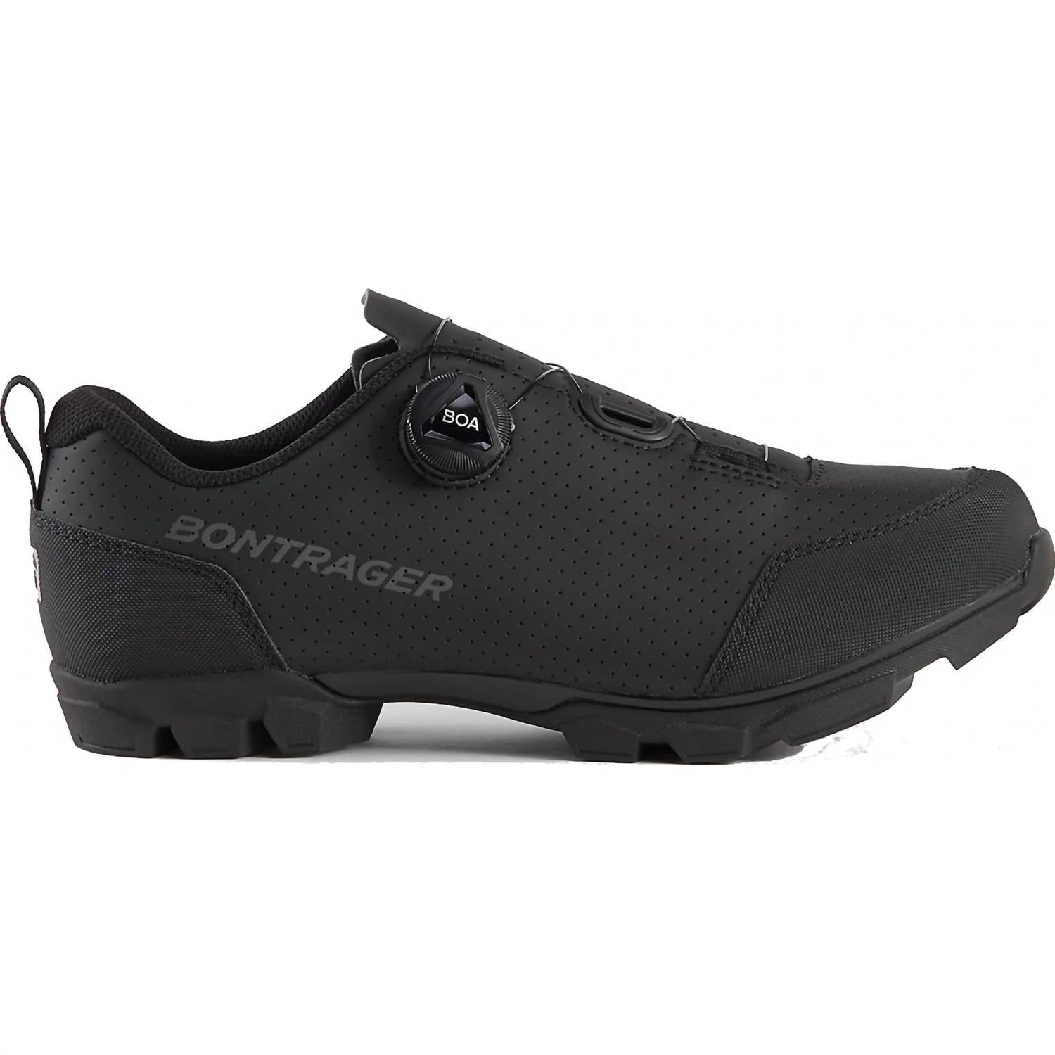 Bontrager Unisex Evoke Mountain Shoe in black 1 - men's sneaker - detail view