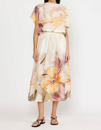 CHRISTY LYNN Retti Crop Top in eden ivory - women's shirt - view 4