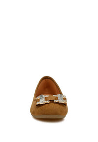 Rag Company - Women's Prajik Rhinestone Buckle Sparkle Ballerinas