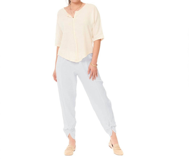 Oh My Gauze! Zoey Pant in snow - women's pants