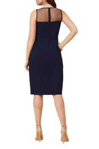 Adrianna Papell - Stretch Knit Crepe Dress