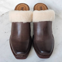 Born Women's Hope Clog in chocolate - women's shoe - detail view