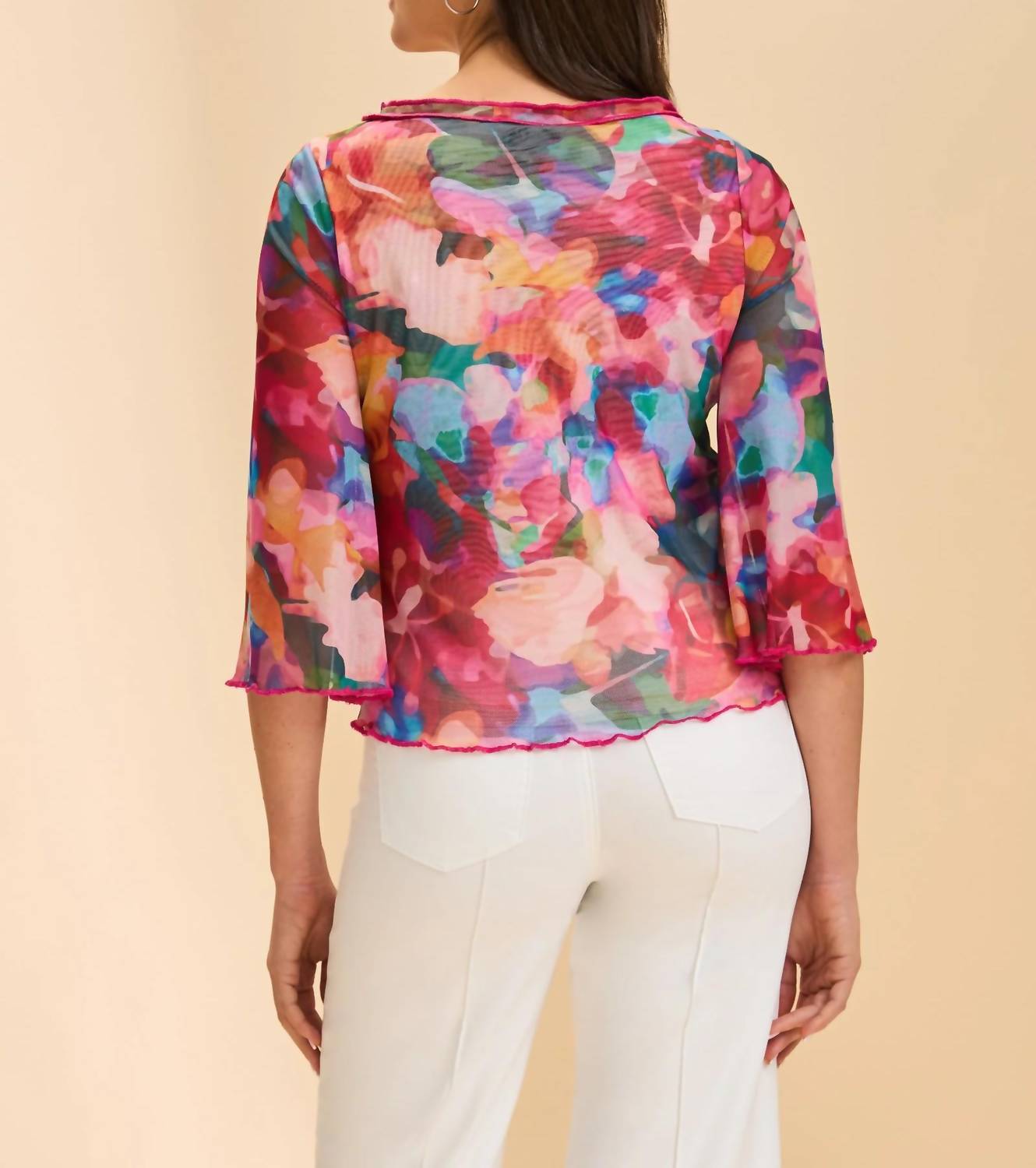 Fdj - Stefanie Bell Sleeve Boat Neck Top