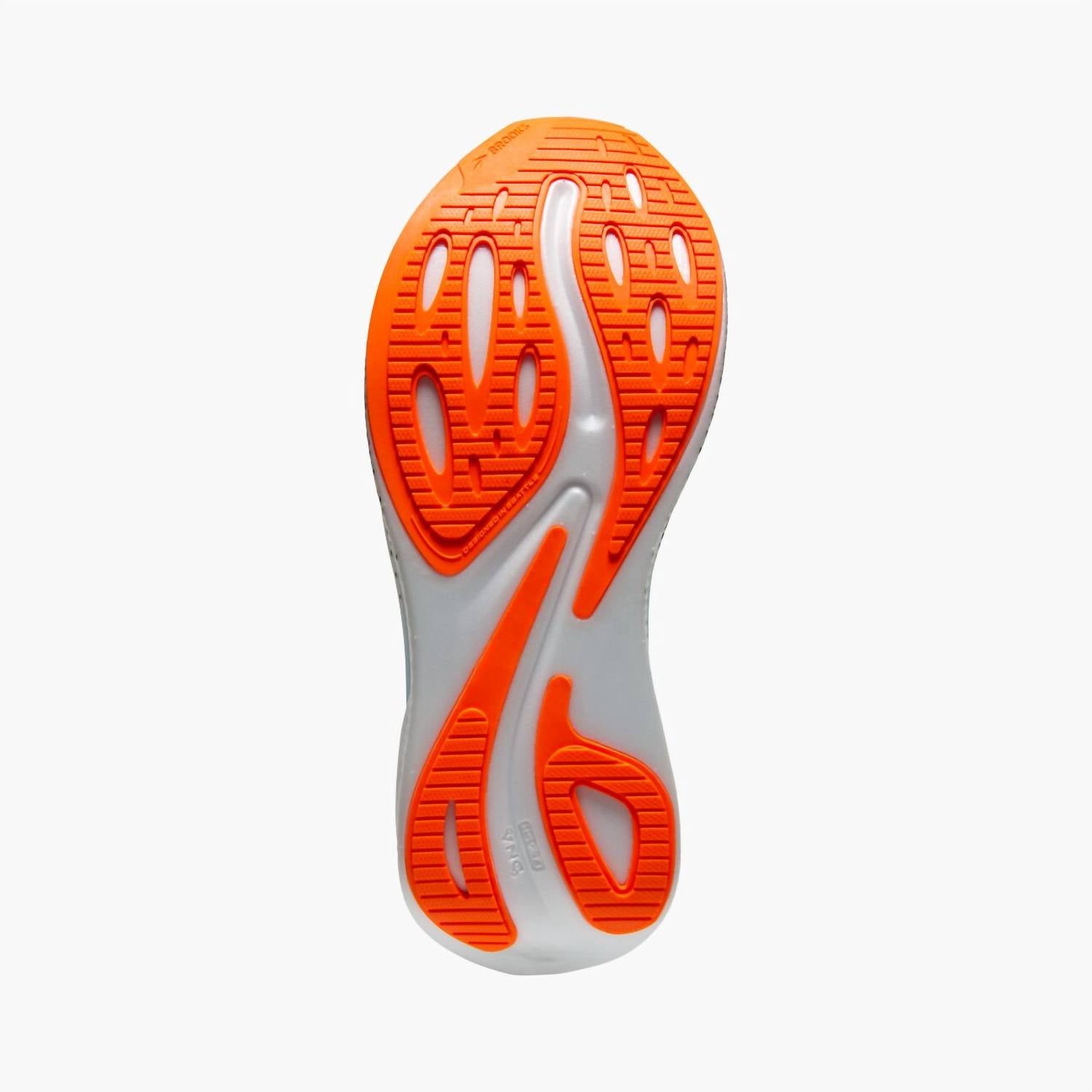 BROOKS Men's Hyperion Max Running Shoes in black grey orange clown fish - men's shoe - view 7
