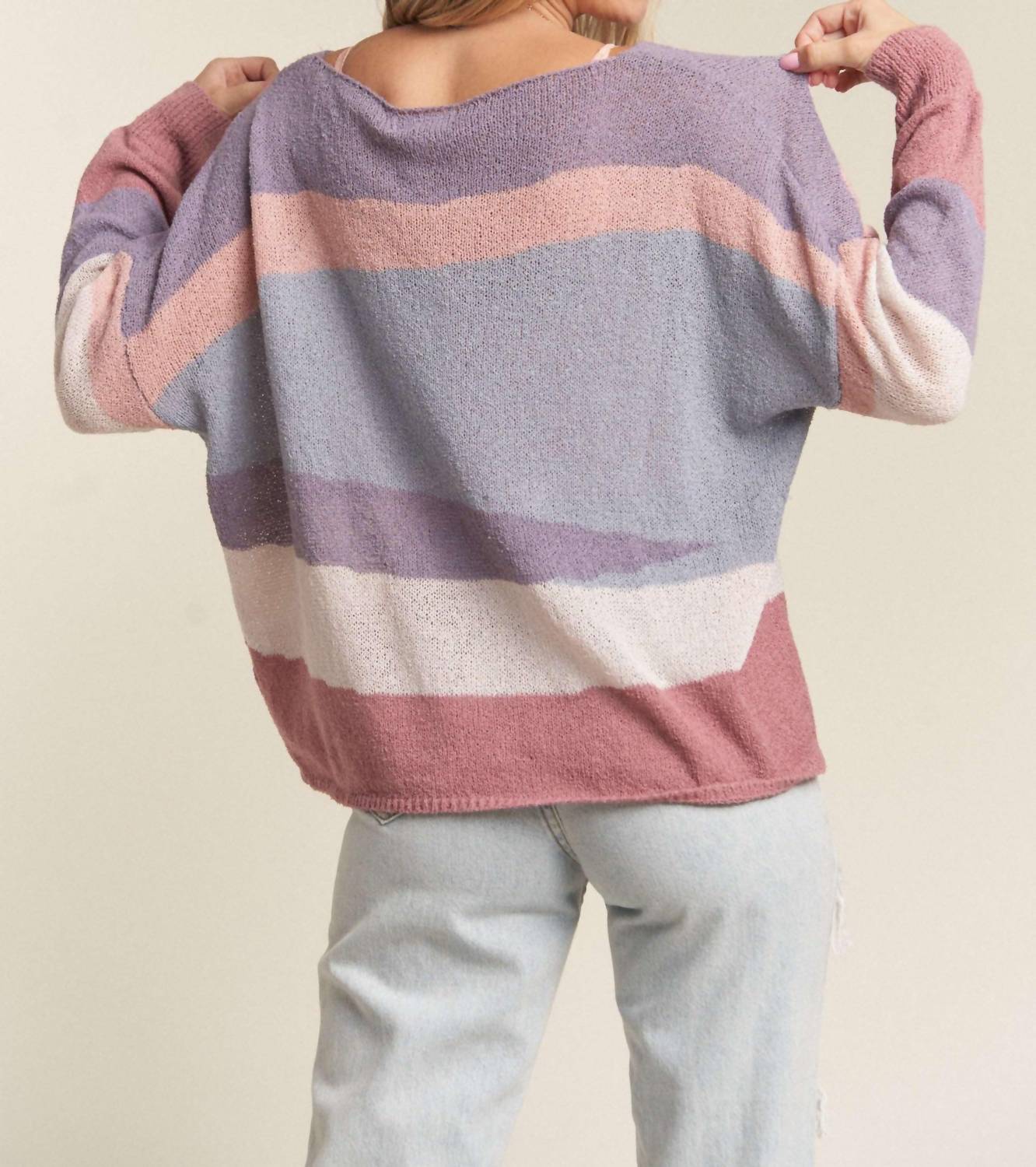 Adora - Multi Stripe Sweater