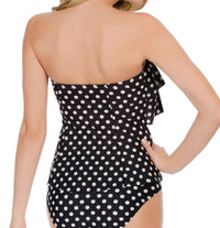 Eco Swim - Layered Ruffle Bandeau Tankini Top