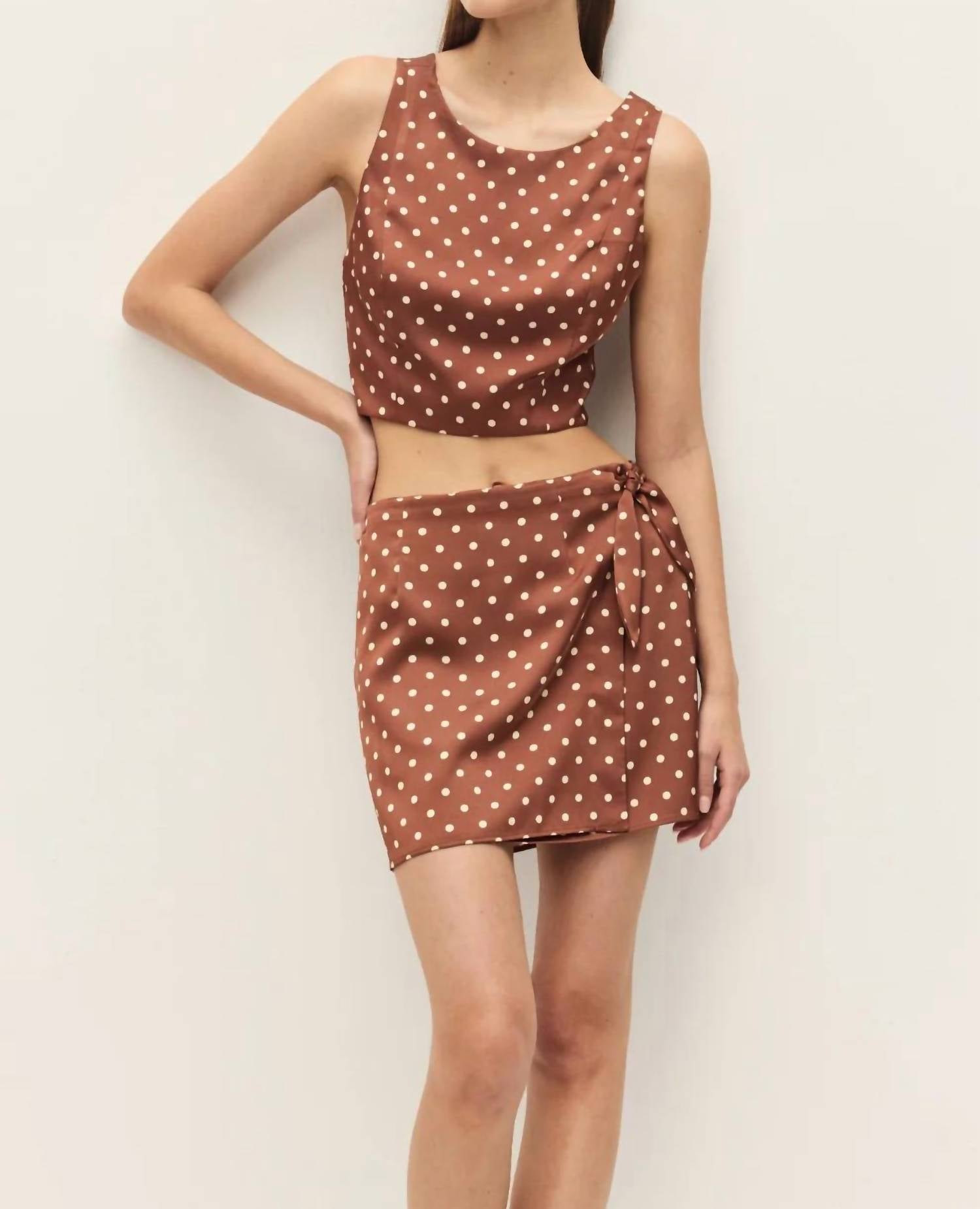 Elodie - Beatrix Polka Dot Top