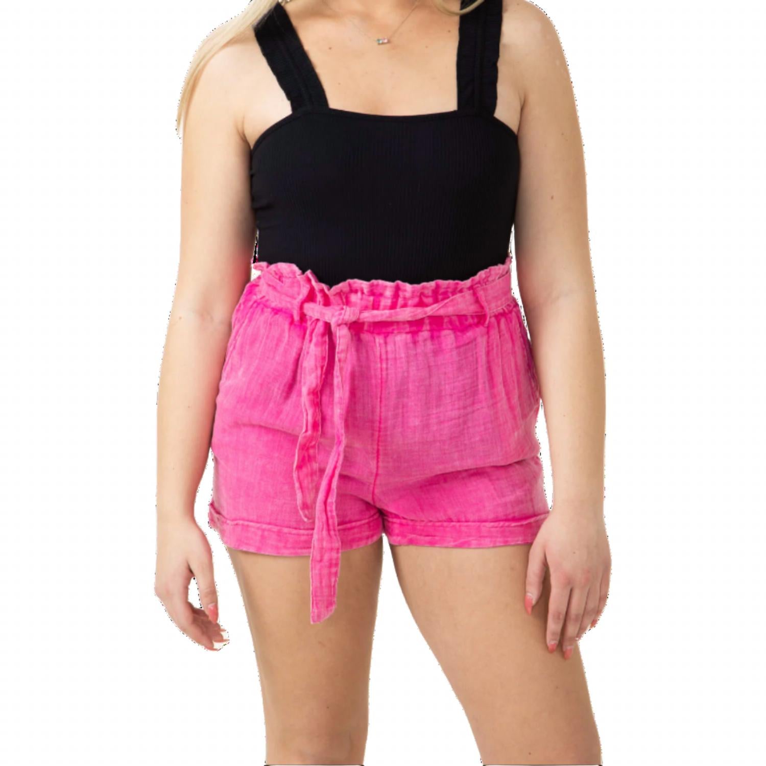 Simply Southern - Gauze Bow Tie Shorts