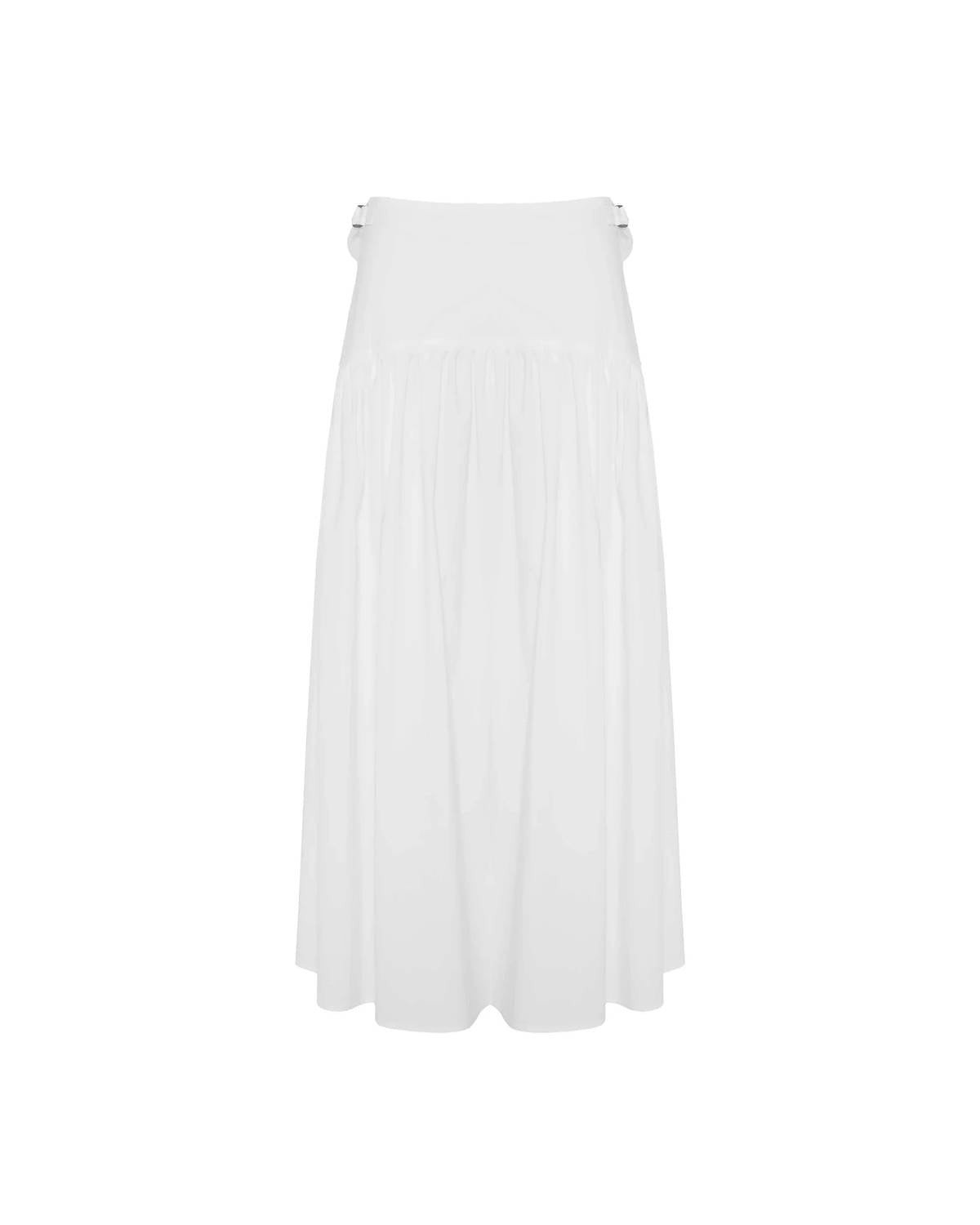 Beatrice .B - Midi Skirt With Side Buckles