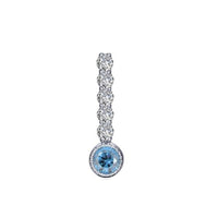 Lafonn Women's Birthstone Love Pendant in december blue topaz - women's item