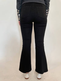 Peace Of Cloth - Ella Denim Ankle Flare Pants