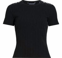 Veronica Beard - WOMEN'S DRAYA TEE WITH RHINESTONE BUTTONS