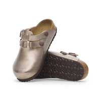 BIRKENSTOCK Kids Kay Clog in graceful taupe - kids' shoe - detail view