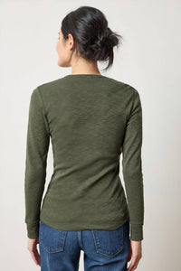 Lilla P - Rib Slub Long Sleeve Tee