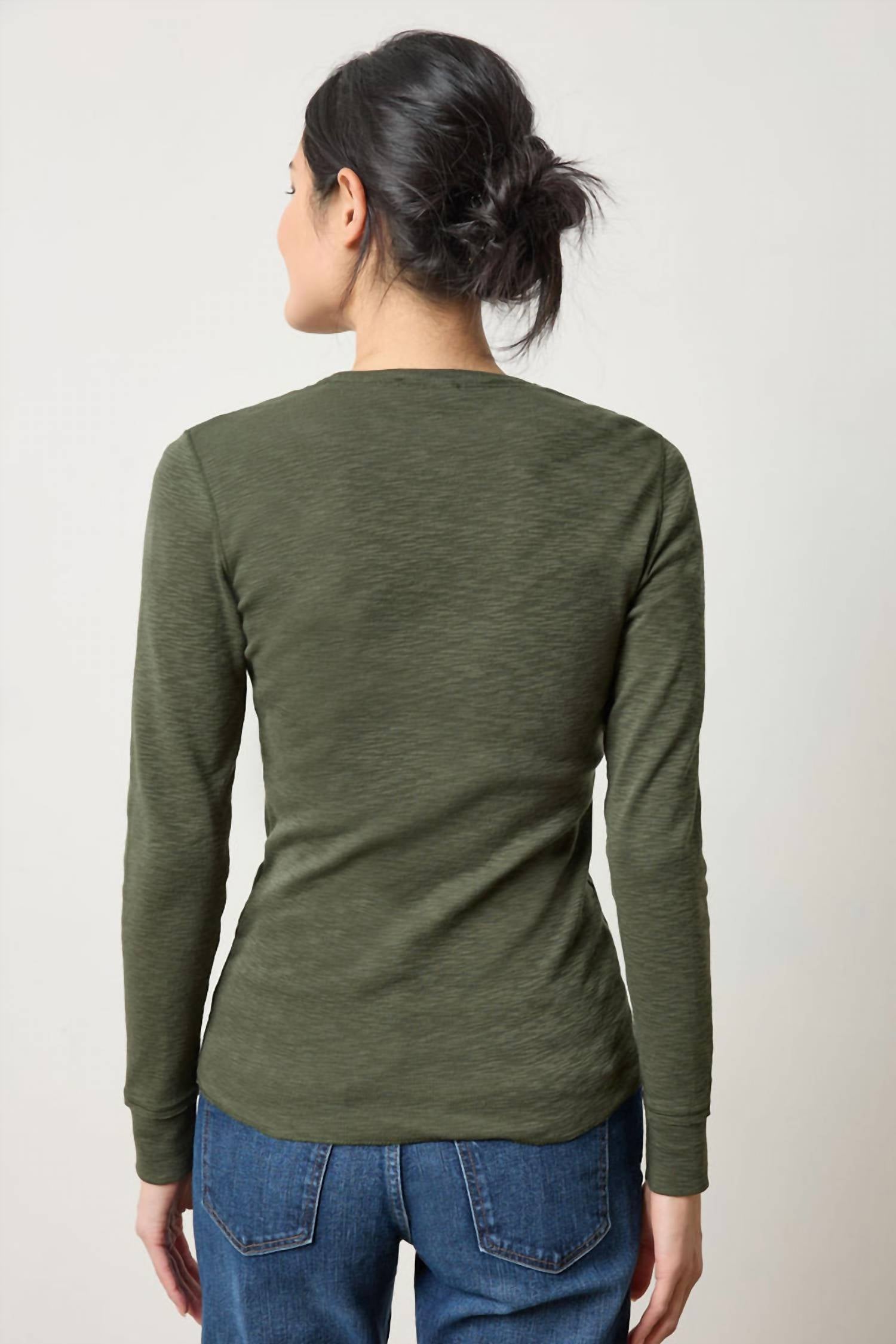 Lilla P - Rib Slub Long Sleeve Tee