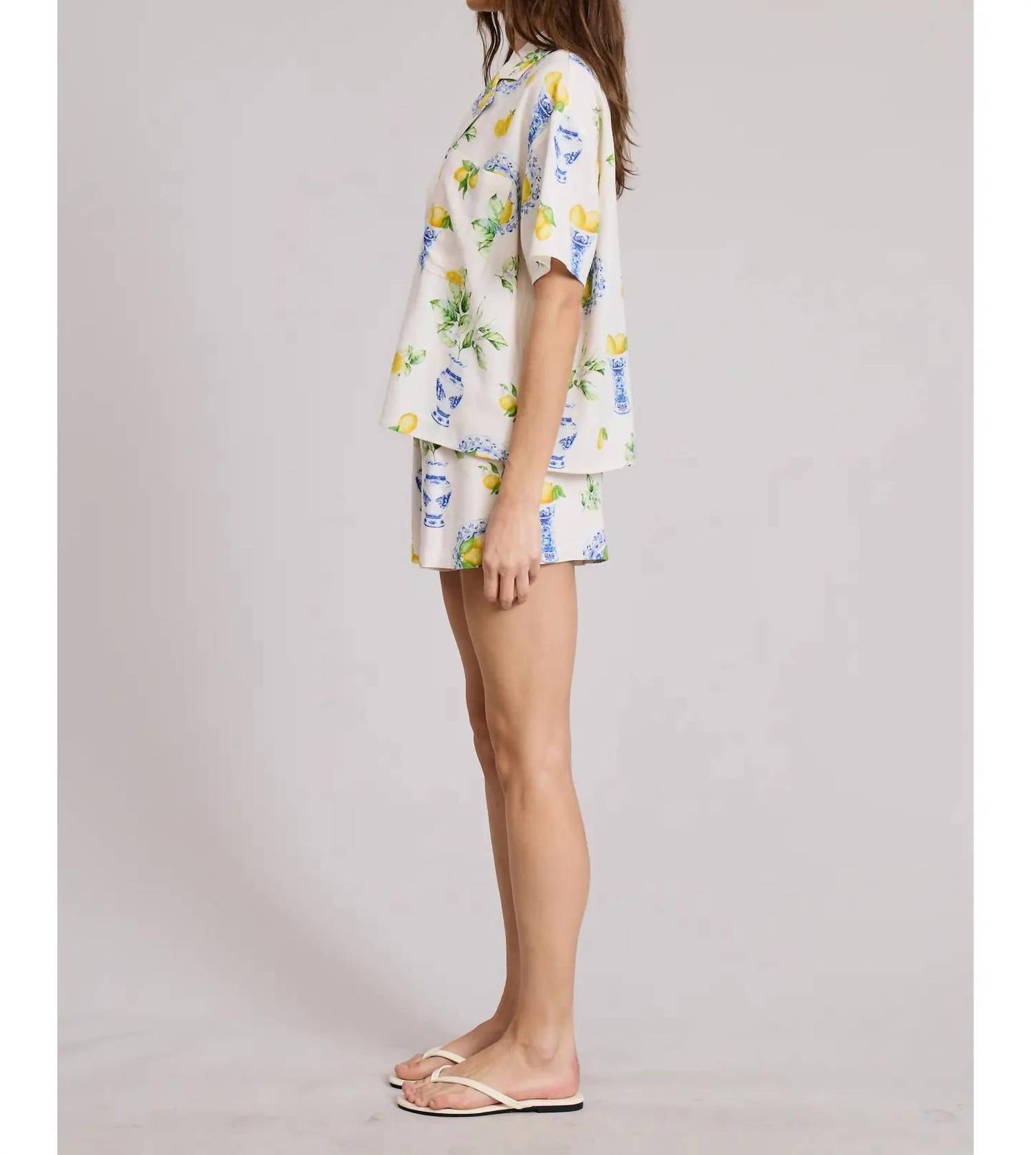 Flat White - Italia Lemon Shorts