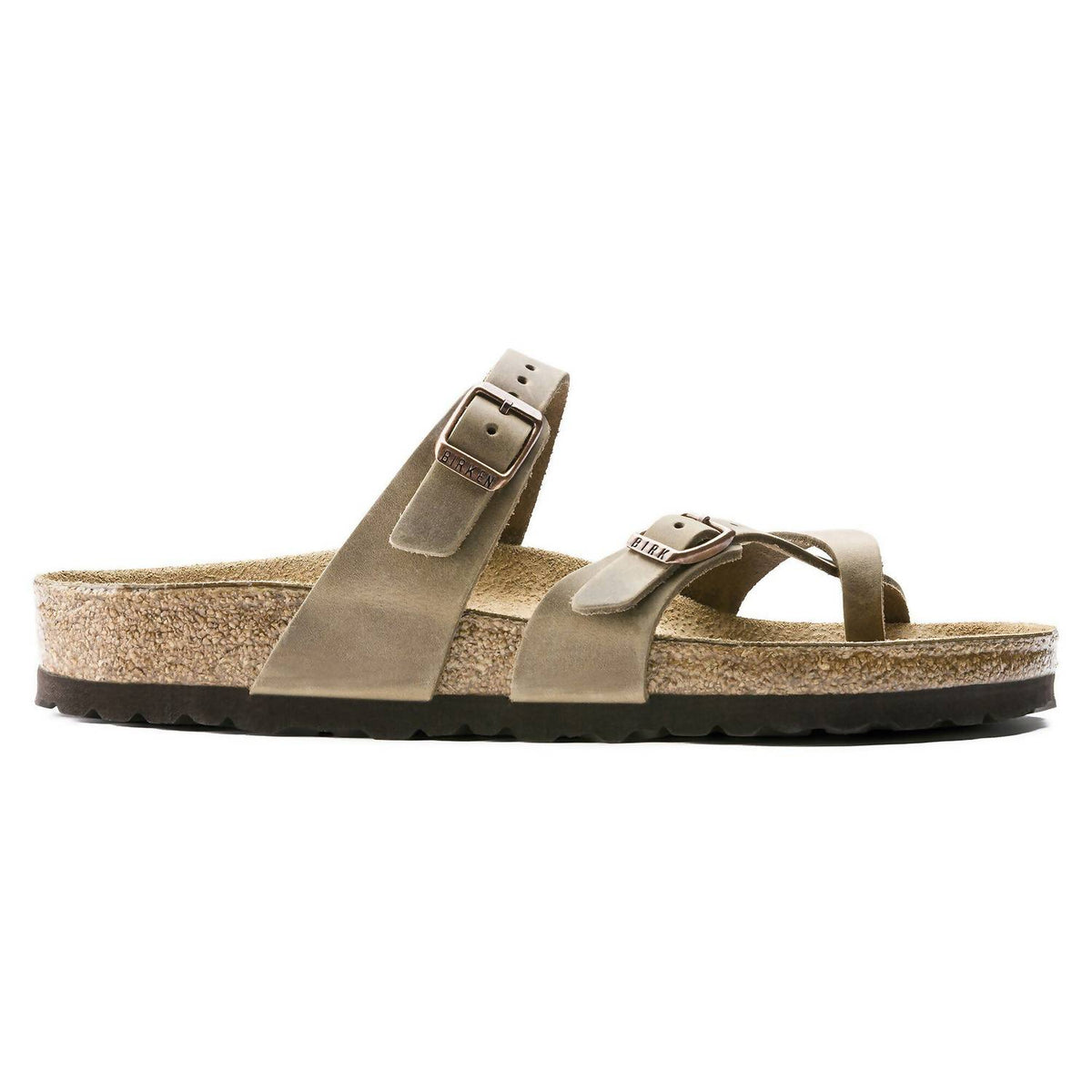 BIRKENSTOCK Unisex Mayari Sandals in tabacco brown - women's sandal - detail view