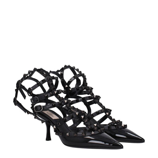 Valentino Garavani - Women's Rockstud Leather Stiletto Heels