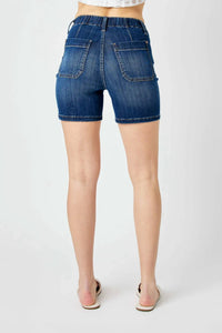 Judy Blue - High Waisted Elastic Waist Shorts