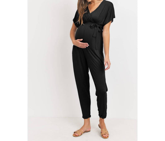 Hello Miz - Nursing Tapered Jumpsuit