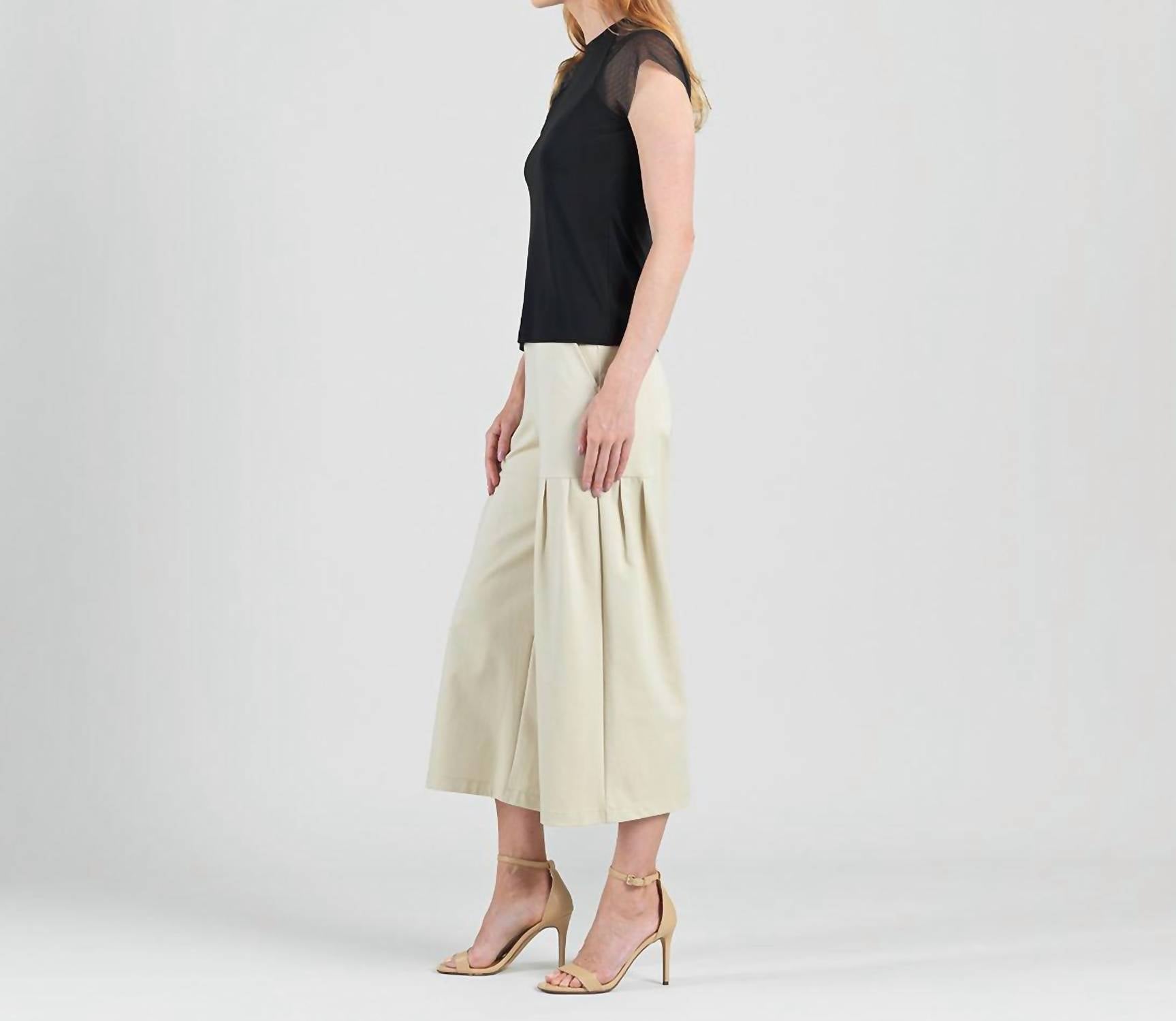 Clara Sun Woo - Mesh Cap Sleeve Top