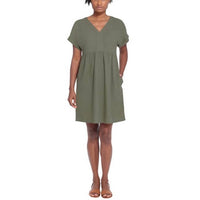 Briggs New York - V-neck Linen Blend Dress