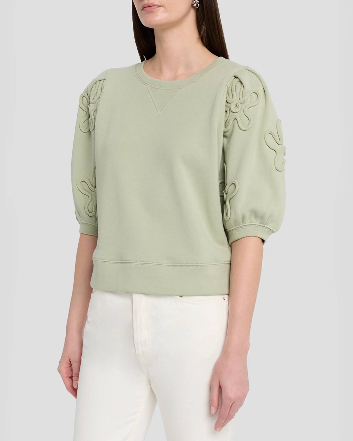 Rails Camy Sweatshirt in vintage sage - women's top - view 4