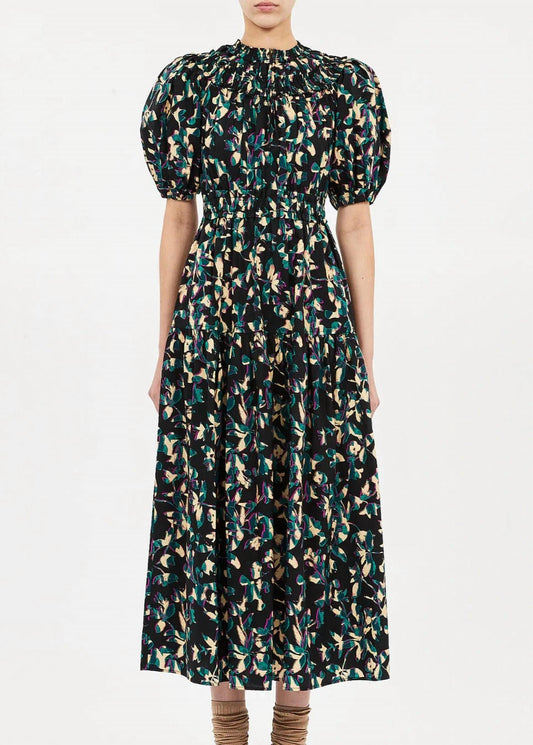 Ulla Johnson - Othella Short Sleeve Midi Dress