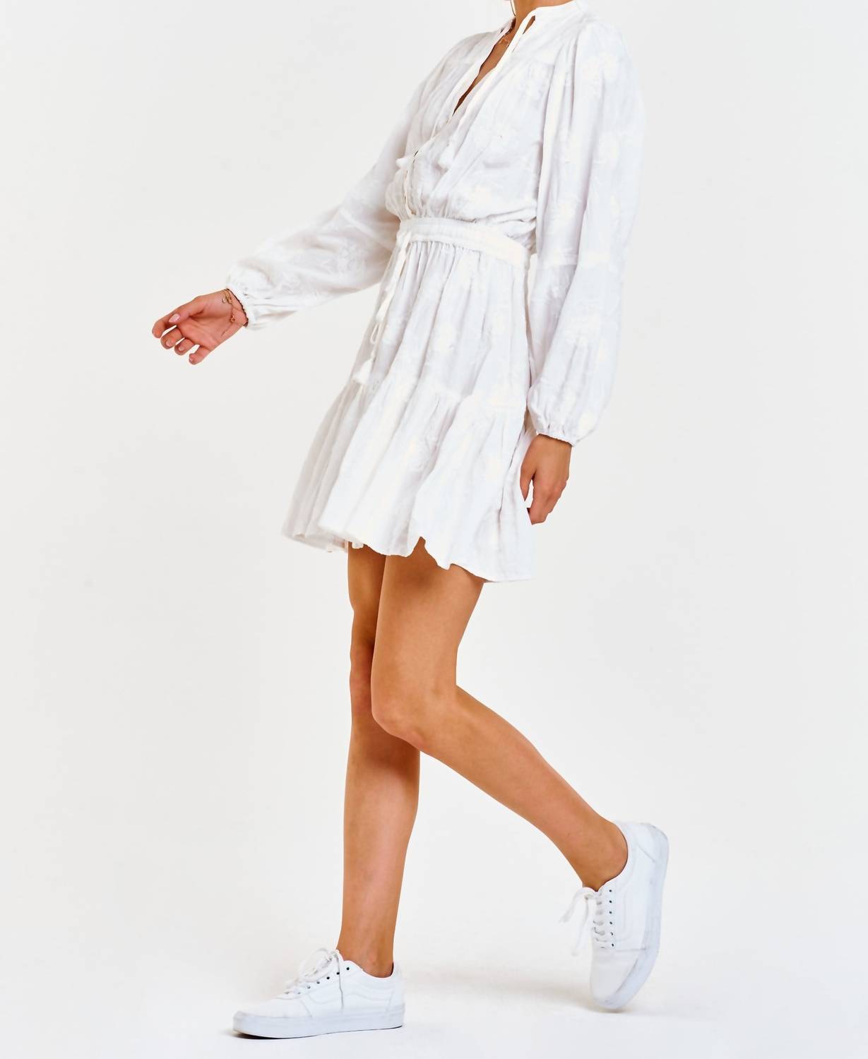 Dear John Denim - Embroidered Mini Dress