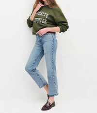 Favorite Daughter - The Cropped Collegiate Sweatshirt