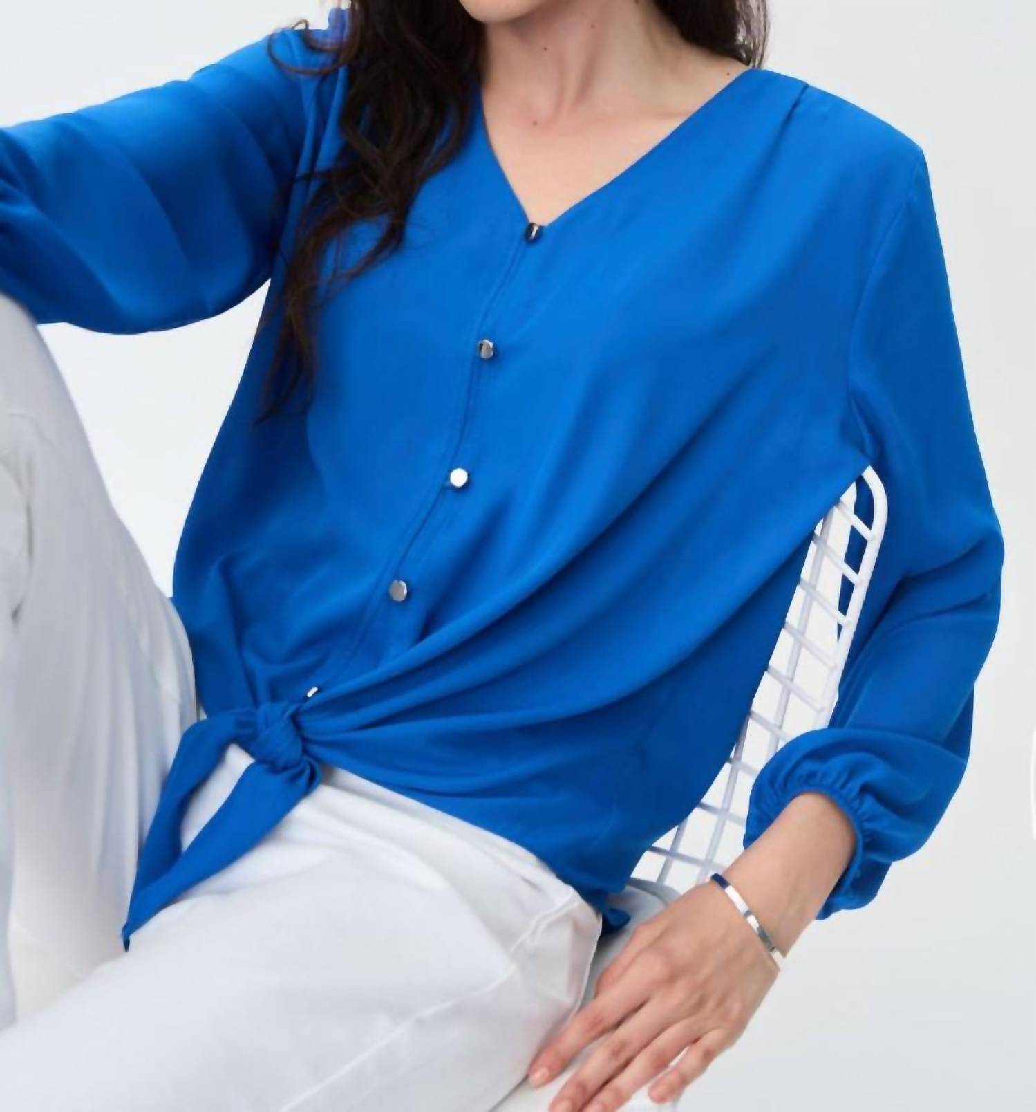 Joseph Ribkoff - Rib off Long sleeve top