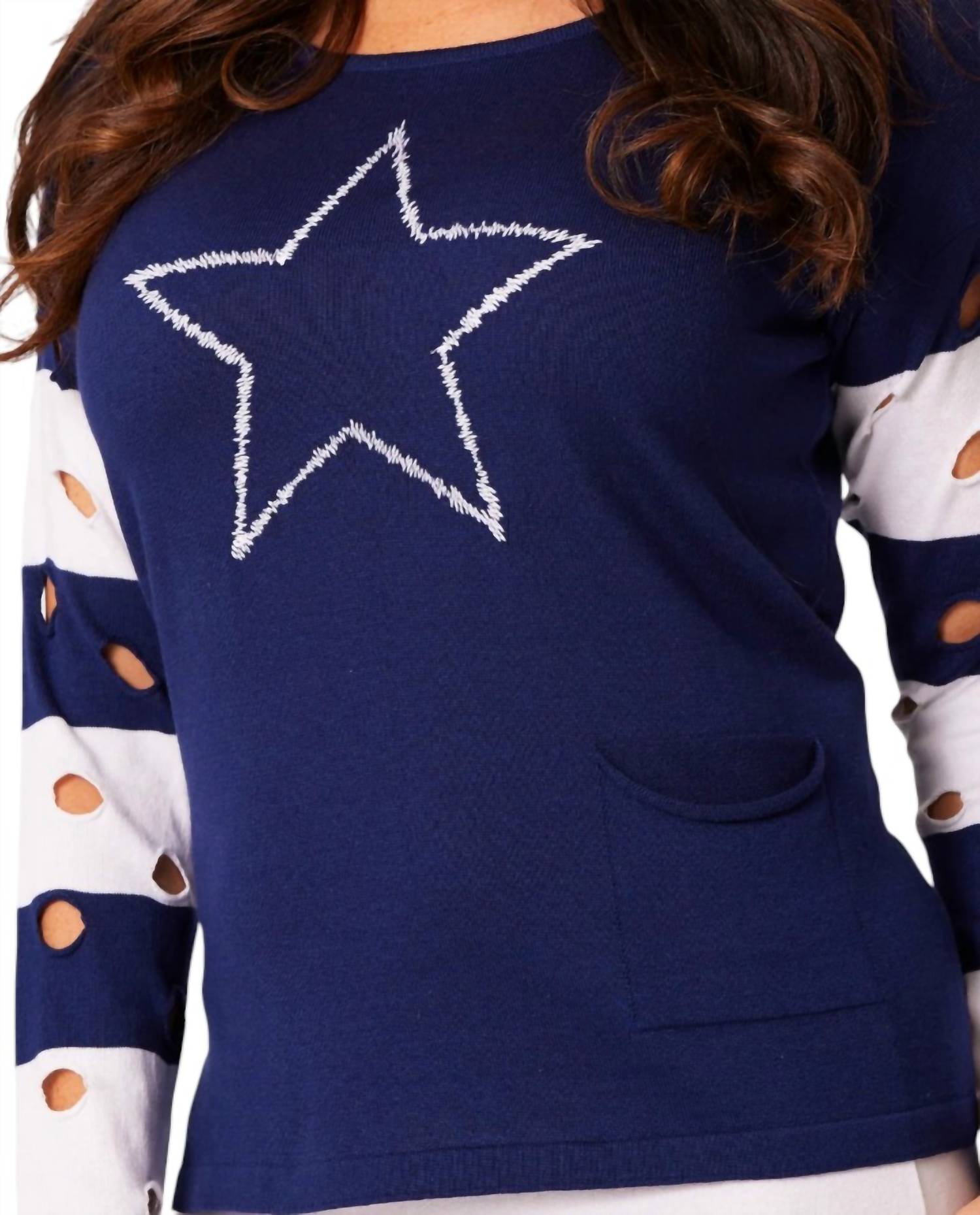 Angel Apparel - Star Scoop Neck Top