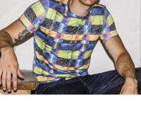 Eight X - Men's Stripes Print T-shirt