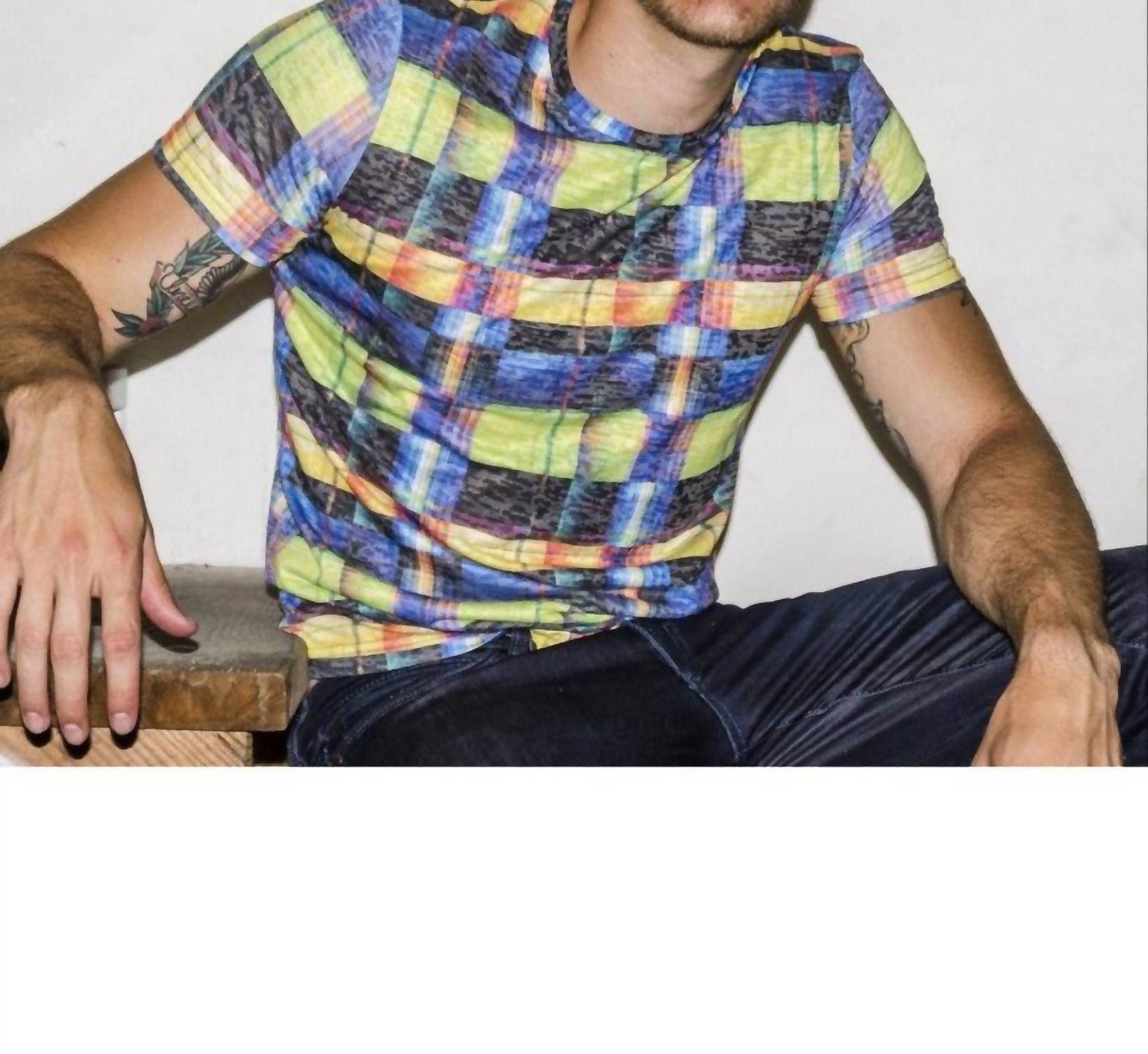 Eight X - Men's Stripes Print T-shirt