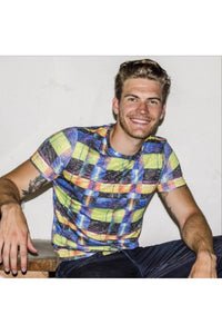 Eight X - Men's Stripes Print T-shirt