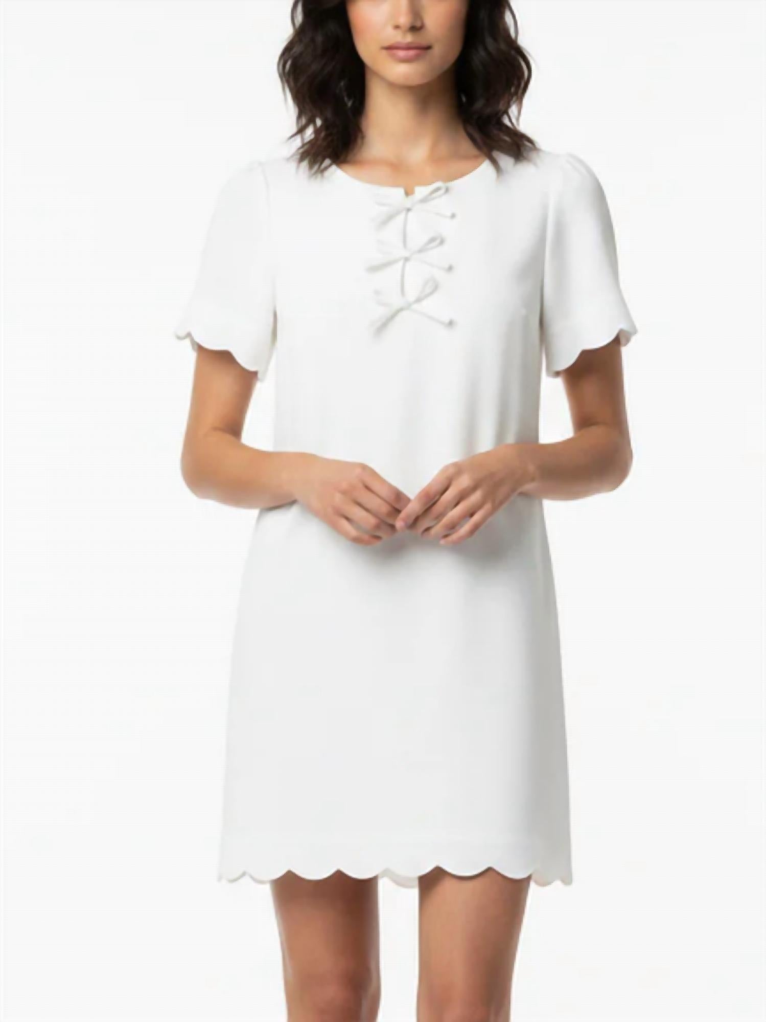 She + Sky - Short Sleeve Mini Dress