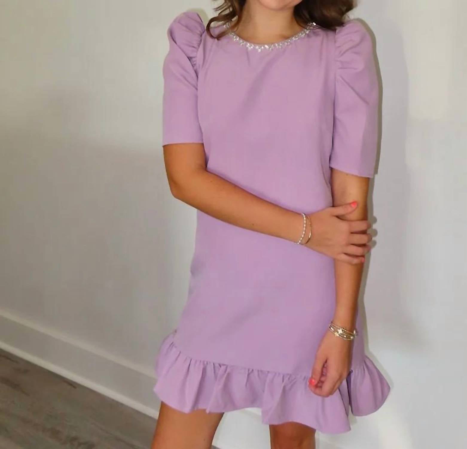 English Factory - Penelope Rhinestone Dress