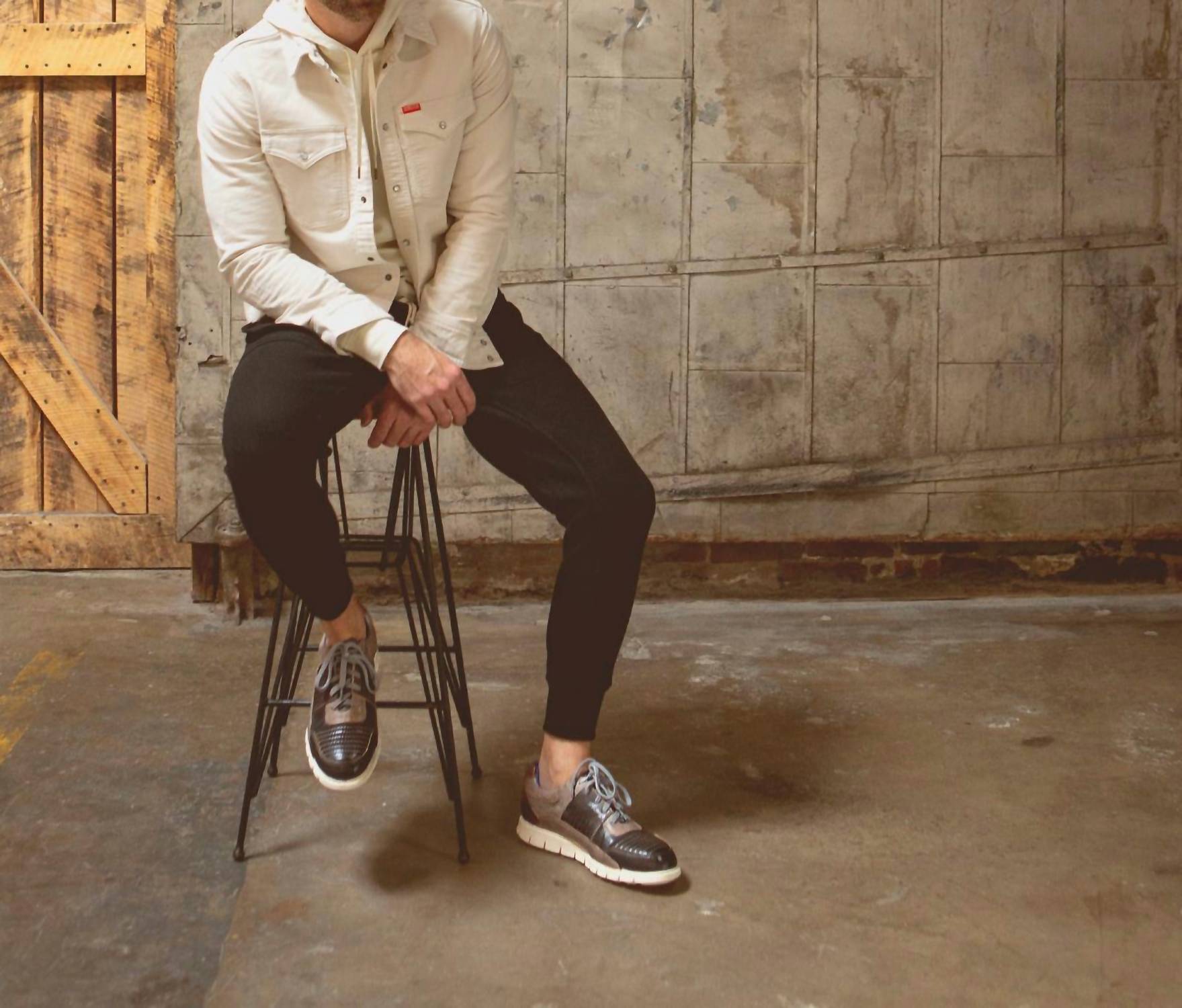 Bedstu - Men's Fairman Low-top Leather Sneaker