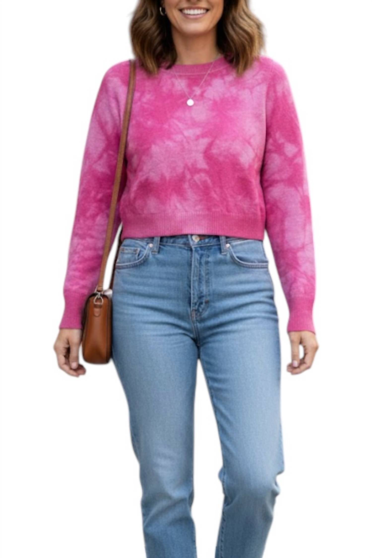 Joostricot - Long Sleeve Crop Crewneck Top