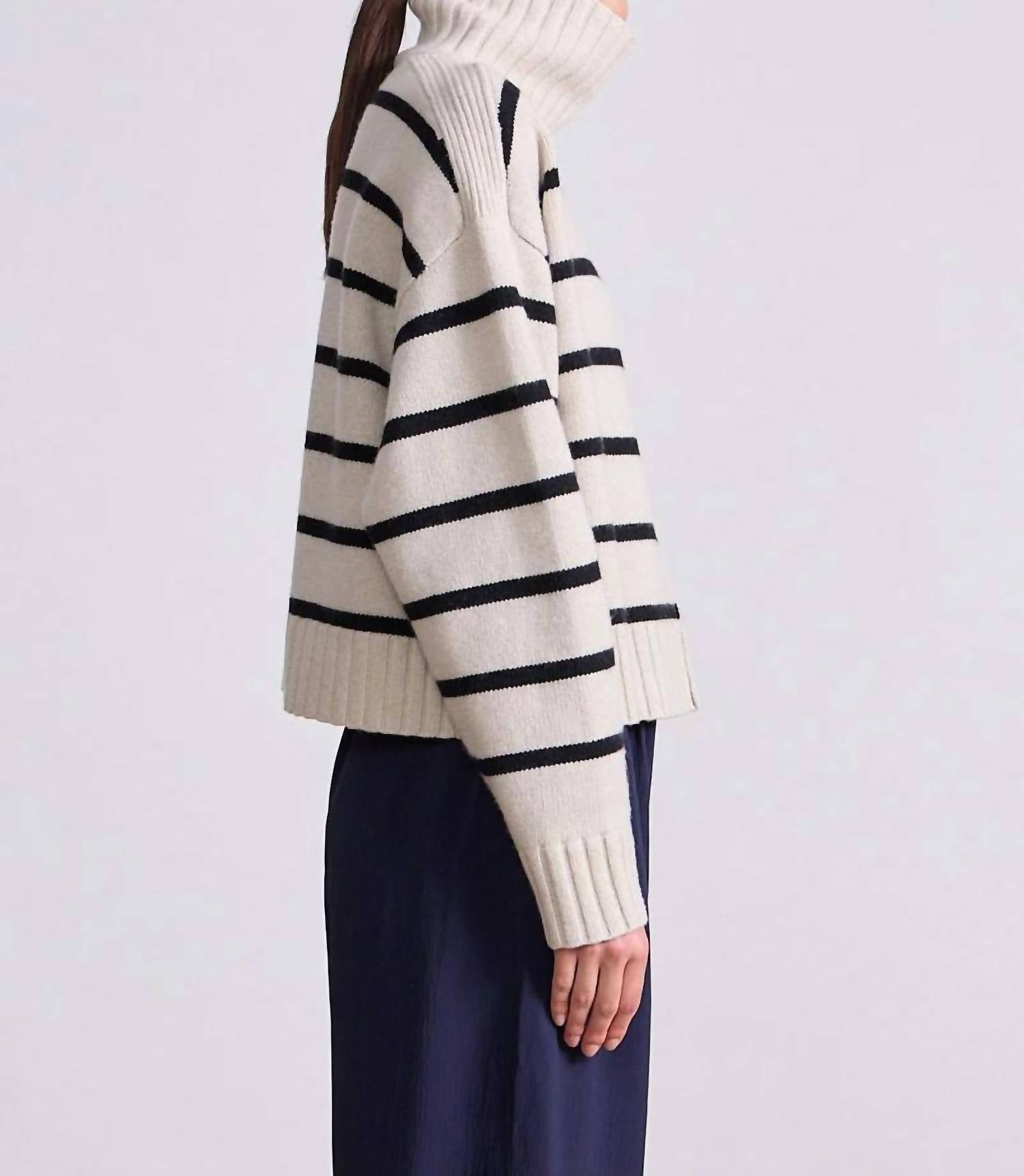 Apiece Apart - Ari Cropped Turtleneck Top