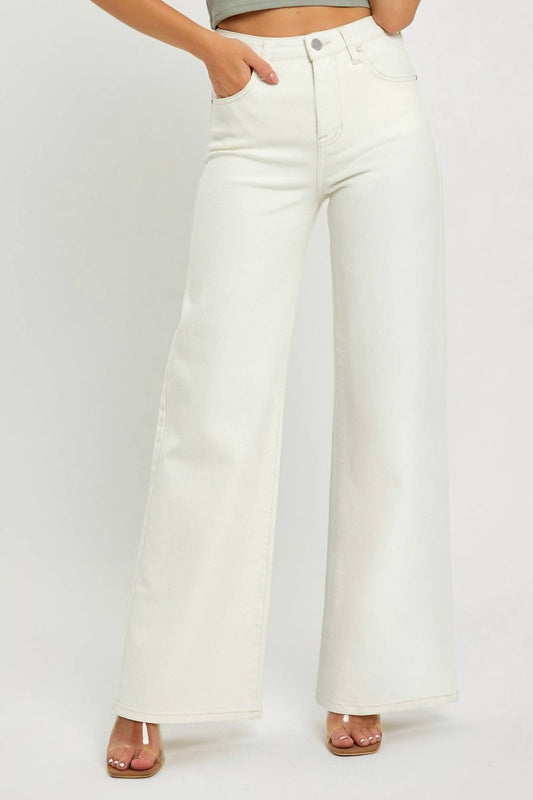 Risen - Grant High Rise Wide Leg Jeans