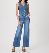 Paige - Anessa 31" w/ Raw Hem Denim