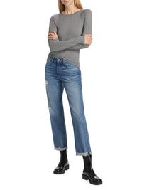 Rag & Bone - Dre Raw Hem Low Rise Baggy Jeans